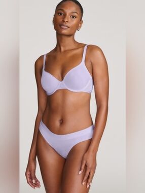 CUUP The Demi Bra Light Sheer With Underwire 36H Babyblue